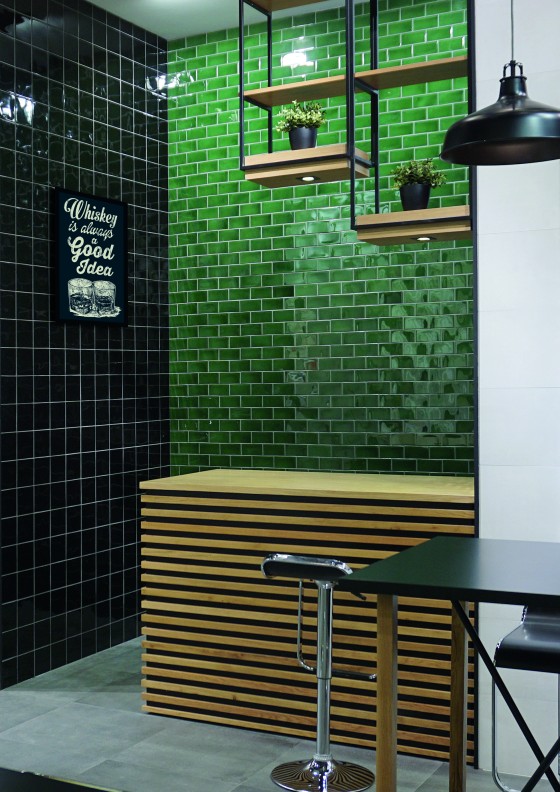 Shades Bosque Ceramic Wall Tile 70 X 140mm